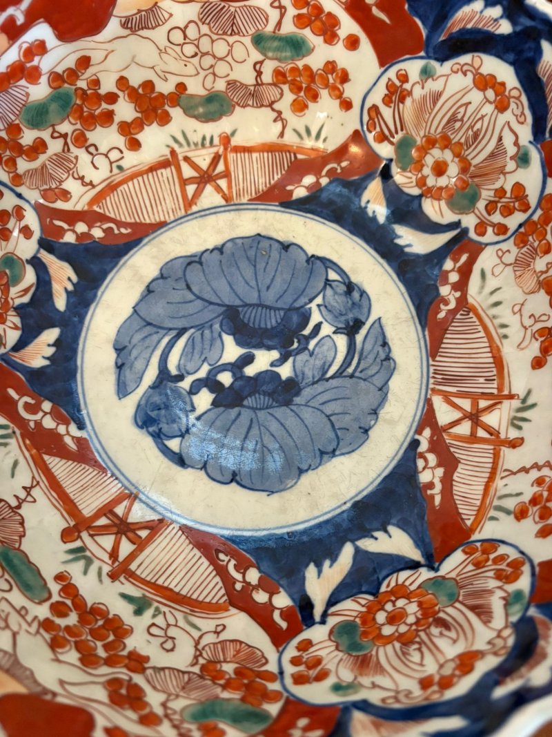 Large Antique Edwardian Quality Japanese Imari Bowl - Image 9